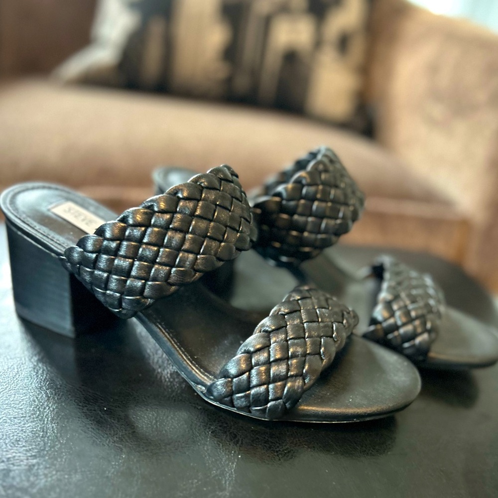 Steve Madden Women’s Daphnee Sandals, Black, Size 38